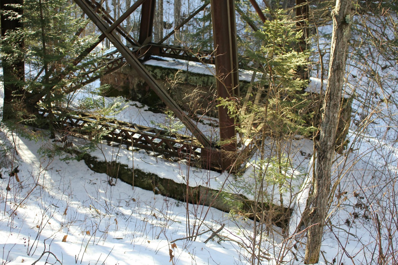 Footings, north tower